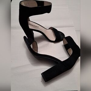 Jeffery Campbell Lindsey Black  Suede Heels  Size 6